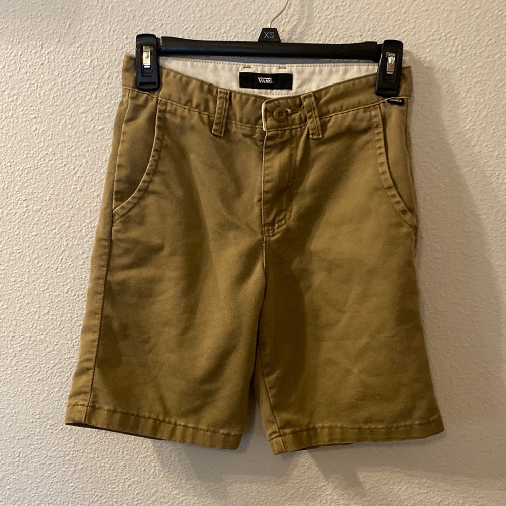 Vans Men's Flat Front Shorts in Khaki